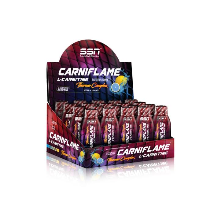 Carniflame "Karnitin+Kafein" (20 ampul/limonata)
